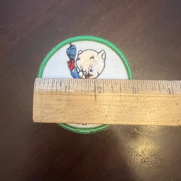 Vintage 1970’s Swiss Maid Quality Emblems Looney Tunes Porky Pig Patches (7) - Picture 4 of 4